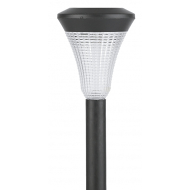 Садовый светильник Эра на солнечной батарее пластик черный 31 см SL-PL31
