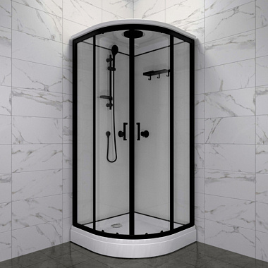Душевая кабина Triton Прайм-Блэк М3 90*90А