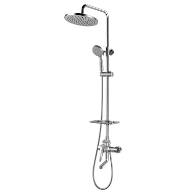 Душевой гарнитур Lemark Linara Тропический дождь верхняя лейка пов излив 131 мм хром LM0462C*