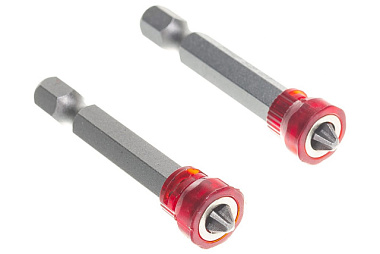 Биты Quadro Torsion с магнитной насадкой 1/4" Ph2-50 мм 2 шт 460250-2