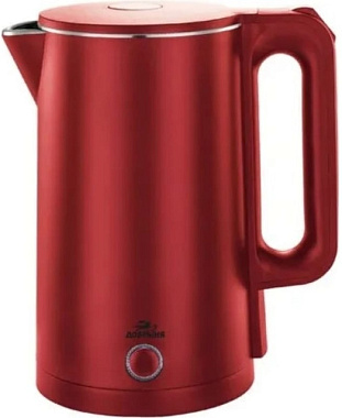 Чайник Добрыня электрический двойная стенка пл/нжс красный 2200 Вт 1,8 л DO-1245R