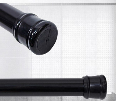 Карниз для ванной Bath Plus Mini черный 70*120 см KKmn-005