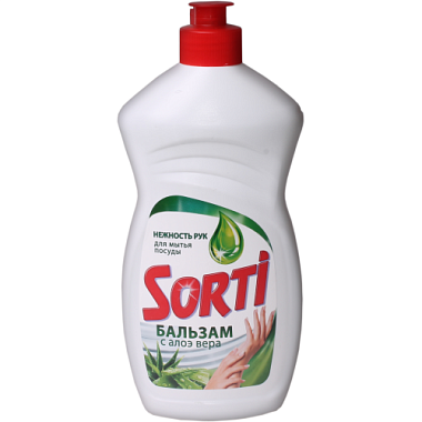 Средство для мытья посуды Sorti Бальзам с алоэ вера 450 мл