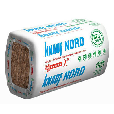 Минеральная вата Кнауф Nord TS 033 12*50*600*1250 мм 9м2 0,45м3 *****