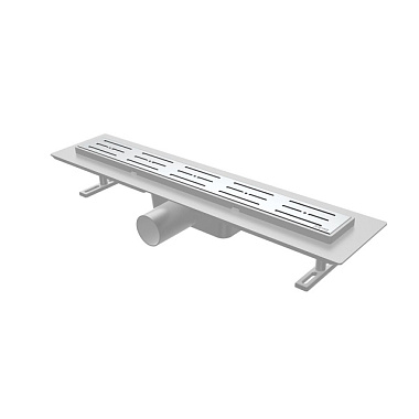 Душевой канал Nova с площадкой под плитку 70*800 мм вых в бок.канал. 5205