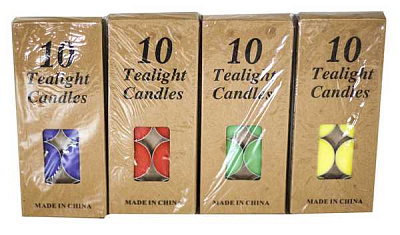 Свечи Flatel чайные цветные 10 шт MC-1610202-2