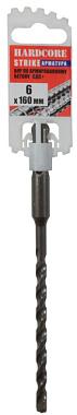 Бур по армир бетону Hardcore Strike SDS-Plus 6*160 мм 130616