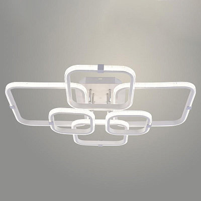 Люстра Росток DK06357/6 PR WT+CR белый/хром 180W LED 3000K-6000K d755 ПДУ ИК диммер HN24 988387486