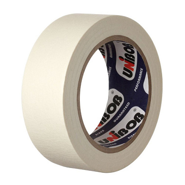 Клейкая лента Unibob малярная белая 48 мм*50 м 87723