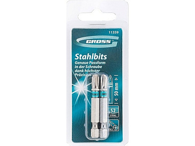 Набор бит Gross PH3*50 сталь S2 2 шт 11359