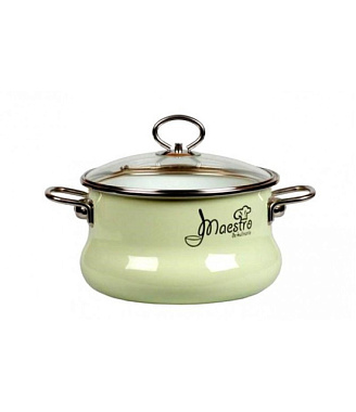 Кастрюля эмалированная Стальэмаль Maestro тор 2,0 л 8SO165Sсал