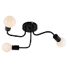 Люстра Schaffner Neve 4205-3 BK 3*E27/60W 48*48*13 см