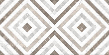 Плитка облицовочная Global Tile Siluet GT белая орнамент 50*25 см GT123VG з