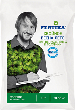 Удобрение Fertika Весна Хвойное для вечнозеленых 1 кг