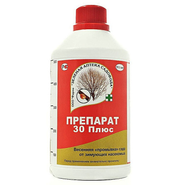 Средство от вредителей Зеленая аптека садовода Препарат 30 Плюс фляга 500 мл 49011