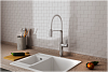 Смеситель Rush для кухни с гибким изливом белый MS9035-35White
