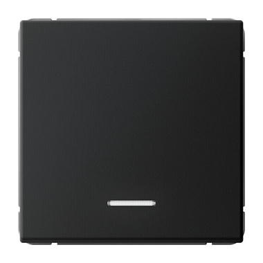 Выключатель Systeme Electric ArtGallery одноклавишный с подсвет сх 1а 10АХ механизм карбон GAL001013