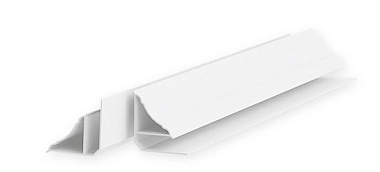 Плинтус Идеал Ламини потолочный для ПВХ панелей Белый глянцевый 001-G 8 мм 3 м П8-Пп 001-0 БЕЛ-Г