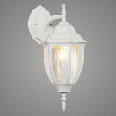 Светильник Росток уличный настенный 17062-WD белый 1*E27 h375 SHJ20 987691796