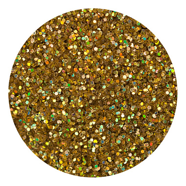 Глиттер Биопласт голографический золото