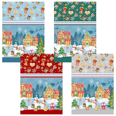 Полотенце Мультидом Новогодняя фантазия 42*72 см ТП2-122