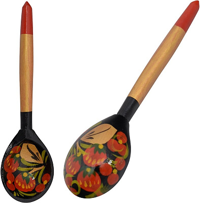 Ложка чайная Мультидом Традиционная роспись 9-36/6403