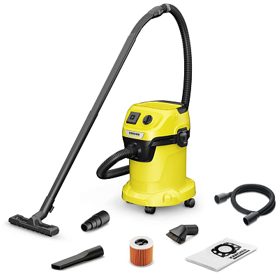 Пылесос Karcher WD3 P V-17/4/20 хозяйственный 1.628-170.0