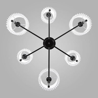 Светильник подвесной Eurosvet Notturno черный 60162/6***