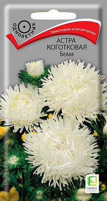 Астра коготковая Поиск Белая ЦВ "1 0,3 г