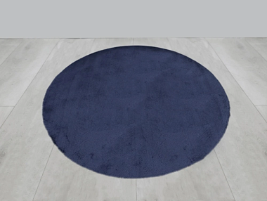 Ковер Vitrin Круг 1,2*1,2 м 4086 PLAIN NAVY BLUE