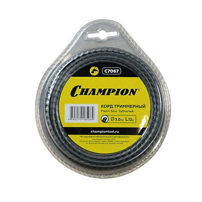 Леска Champion Platin Saw 3 мм*12 м зубчатый C7067